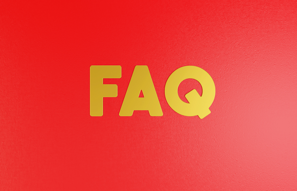 Red background with yellow FAQ. | Electrical Service