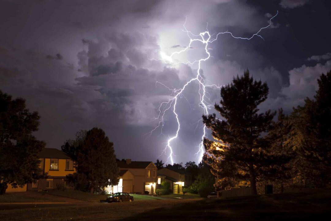 Electrical Grounding Lightning Strike.